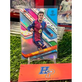Thẻ bóng đá Gavi Refractor Topps Finest UCL 2024/25