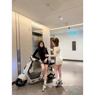 VÁY BODY SỌC KHOÉT LƯNG HOT HIT