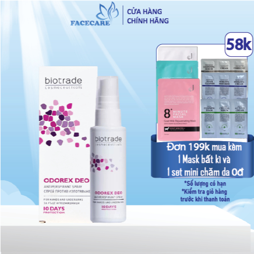 Hàng Cty Xịt Khử Mùi Biotrade Odorex Deo Antiperspirant Spray Giúp Giảm ...