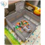 Quây bóng vuông có giỏ bóng rổ DxRxC:125x125x 65cm- Hàng cao cấp.
