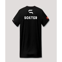 [Chính Hãng] Áo Phông Thể Thao Thi Đấu Soxter Đen Trắng Polyester Thoáng Mát Thấm Hút Mồ Hôi