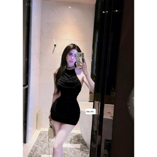 Đầm body nhún đính đá siêu sang tôn dáng ạ 💯💝đi CHƠI, đi LÀM ,đi du lịch sang chảnh, xinh XINH đẹp