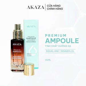 Tinh Chất Dưỡng Da Sáng Mịn Cấp Ẩm AKAZA PREMIUM AMPOULE SQUALANE BISABOLOL 30ML