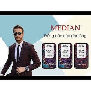 Combo 3 Mùi Nước Hoa Khô Median - Nước Hoa Bỏ Túi Dạng Sáp, Hương Thơm Nam Tính, Quyến Rũ