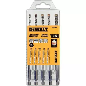 BỘ 5 MŨI KHOAN TƯỜNG CHUÔI LỤC GIÁC DEWALT DT60099-QZ