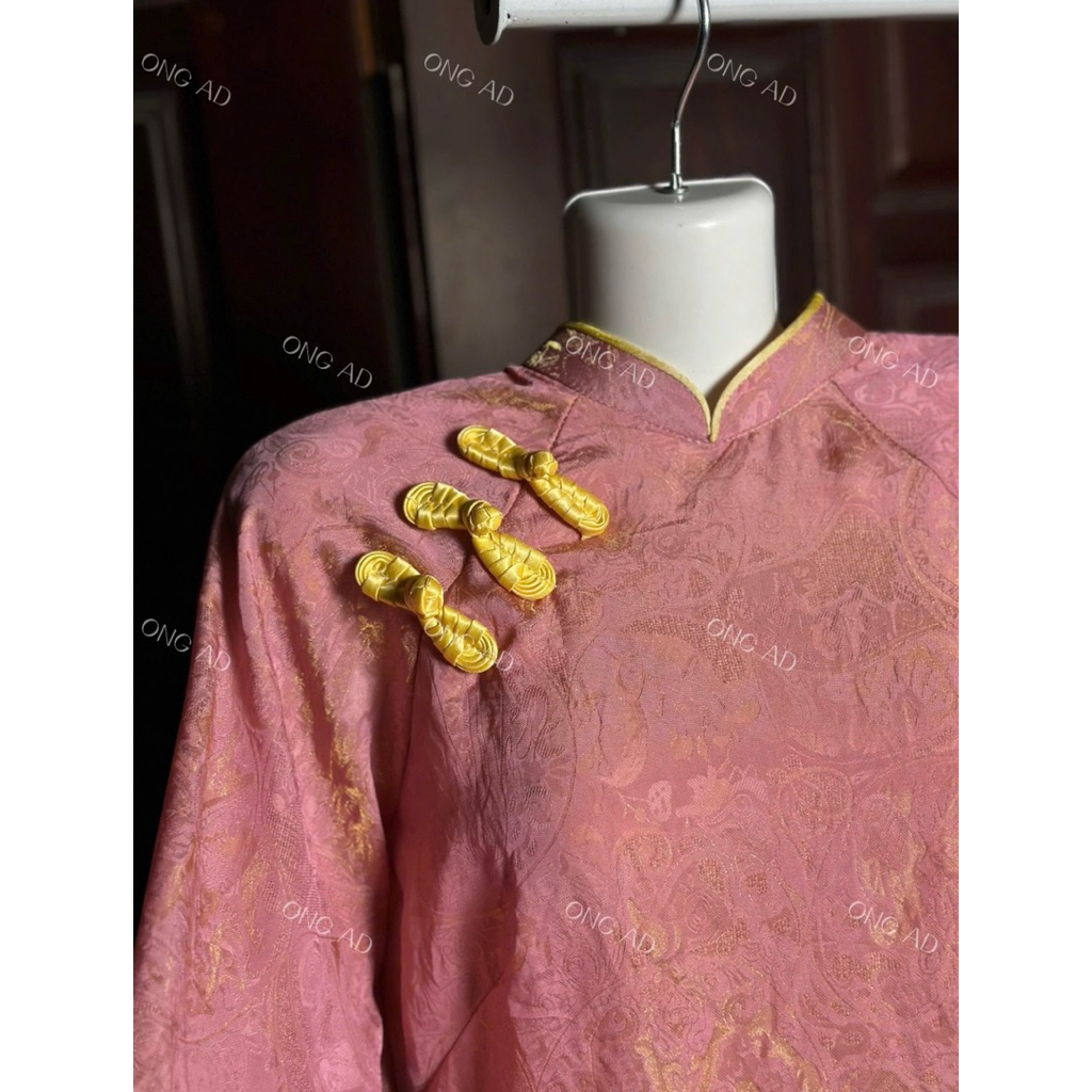 [ONG AD] áo dài LAM VÂN dáng suông cổ truyền thống tay loe lửng( XS-8XL)