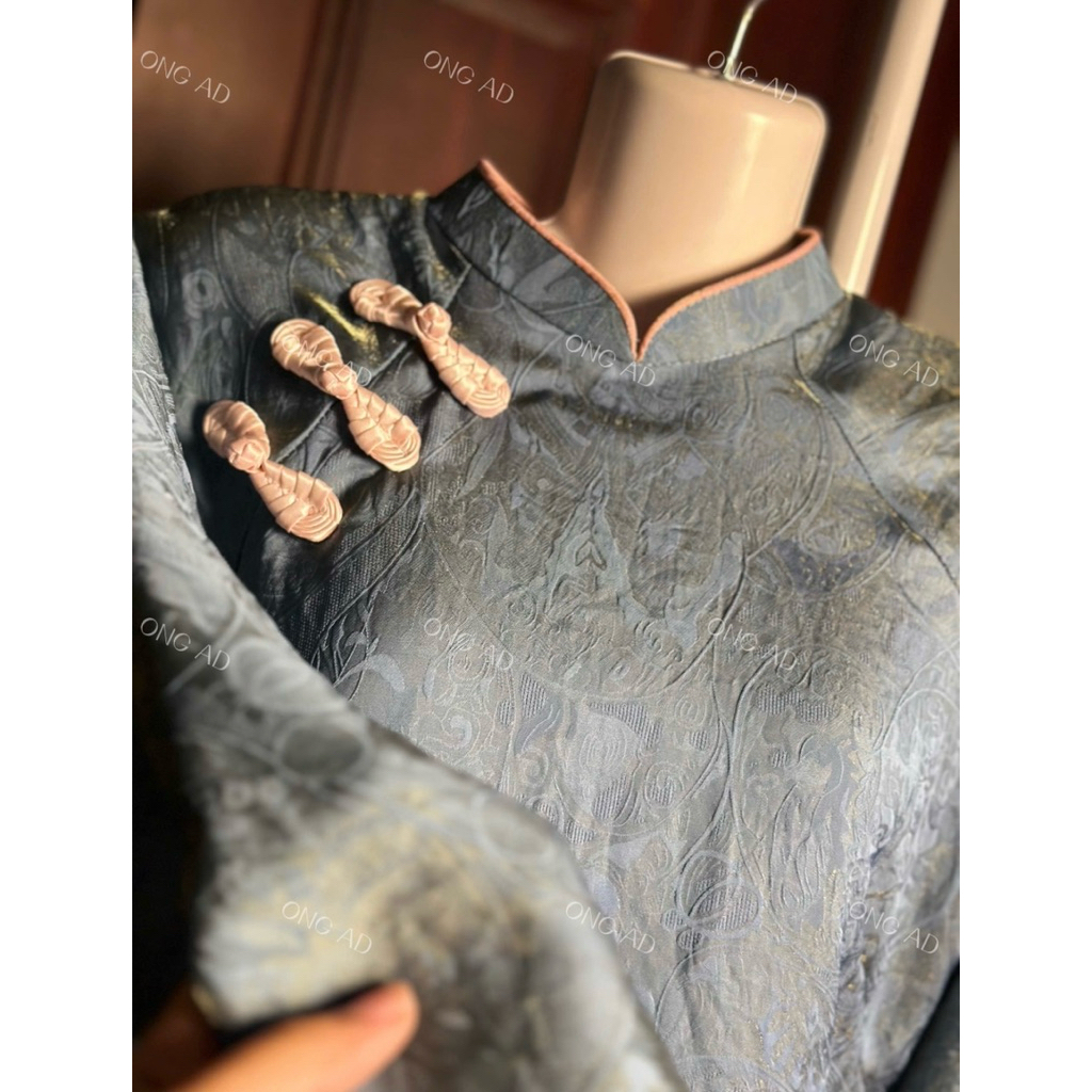 [ONG AD] áo dài LAM VÂN dáng suông cổ truyền thống tay loe lửng( XS-8XL)