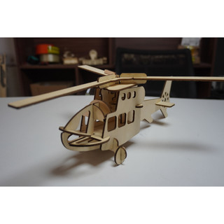 HDLaser mô hình máy bay lắp ghép DIY-Fly HDF004(30x20x10cm)