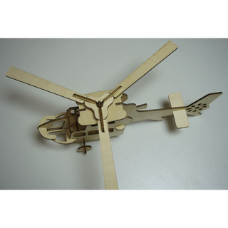 HDLaser mô hình máy bay lắp ghép DIY-Fly HDF004(30x20x10cm)
