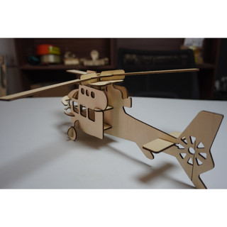 HDLaser mô hình máy bay lắp ghép DIY-Fly HDF004(30x20x10cm)