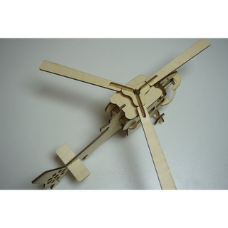 HDLaser mô hình máy bay lắp ghép DIY-Fly HDF004(30x20x10cm)