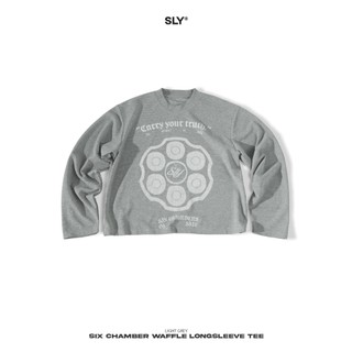Áo thun tay dài SLY Longsleeve Waffle Six Chamber Grey