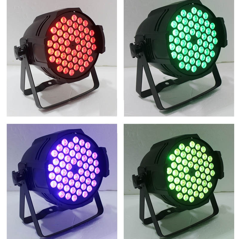 Đèn Par Led 54x9w 8in1 có Vàng Nắng Cực Sáng dùng pha màu cho sân khấu , tiệc party , đám cưới , karaoke , sân khấu
