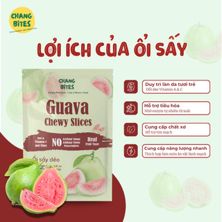Ổi Sấy Dẻo Ít Đường Chang Bites Ăn Vặt Healthy Giàu Vitamin C, Chuẩn Xuất Khẩu Có Giấy Tờ Công Bố Đầy Đủ