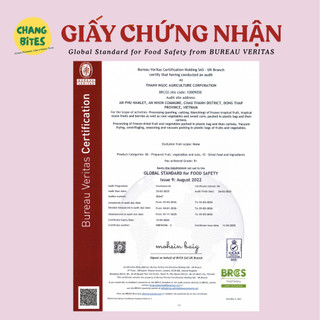 Chanh Leo Sấy Dẻo Ít Đường Chang Bites Ăn Vặt Healthy, Giàu Vitamin C, Chuẩn Xuất Khẩu Có Giấy Tờ Công Bố Đầy Đủ