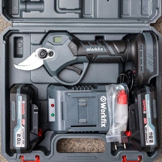 Kéo cắt cành WORKFIX WF-CP30BL, Động cơ Không chổi than - Kéo cắt cành WORKFIX