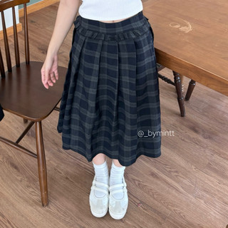LITA SKIRT | Chân váy lửng xếp ly phong cách Hàn Quốc | Bymintt
