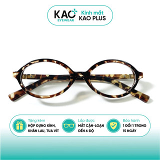 Gọng kính oval trendy style Y2K Phụ kiện thời trang KAO PLUS B81-4
