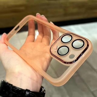 Ốp lưng iPhone silicone mềm cao cấp chống sốc kèm kính camera bảo vệ cho iPhone 17 16 15 14 13 12 11 Pro Max XS XR 7P 8P