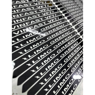 Decal Carbon 6D PET dán đèn phanh E34, VF5, VF6, VF7, VF8, VF9, Limo Green ( Carbon 6D)