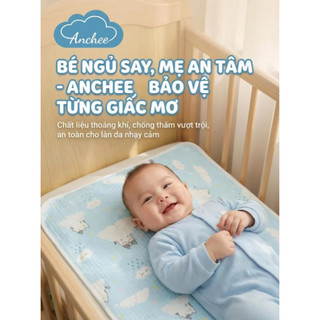 Chính hãngTấm Lót Chống Thấm Anchee 50x70 – Cotton Mềm, Thấm Hút Nhanh, Không Thấm Ngược