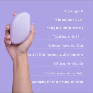 Mua 1 Tặng 1 - Đá Tẩy Lông và Tế Bào Chết Body Chân Tay Bleame, Nhẹ Nhàng Dễ Dàng Tiết Kiệm