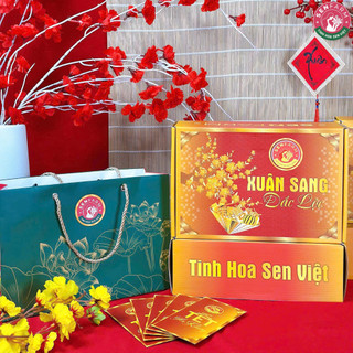 COMBO Đặc Sản xứ Sen hồng Đãi Tết Senfarm - Mứt Tết - Bánh Tết - Quà Tết