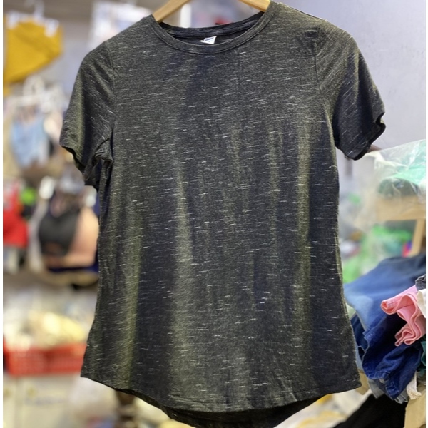 Áo Phông Nữ OLDnavy Basic, Áo Thun Trơn Form Chuẩn, Mềm Nhẹ