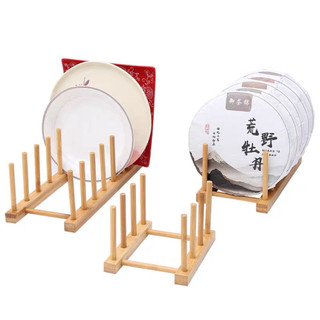 Giá gỗ úp ly cốc 8 nhánh kiểu vintage cổ điển