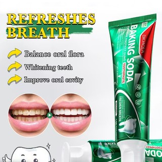 Kem Đánh Răng Làm Trắng Răng Kem đánh răng bạc hà 100g  loại bỏ cao răng hôi miệng tẩy ố vàng Không Chứa Florua