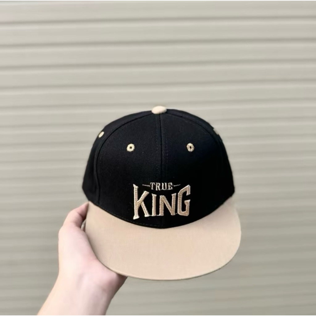 Mũ kết hiphop cho bé 3-9 tuổi - Nón thêu king true phối màu siêu đẹp cho bé trai