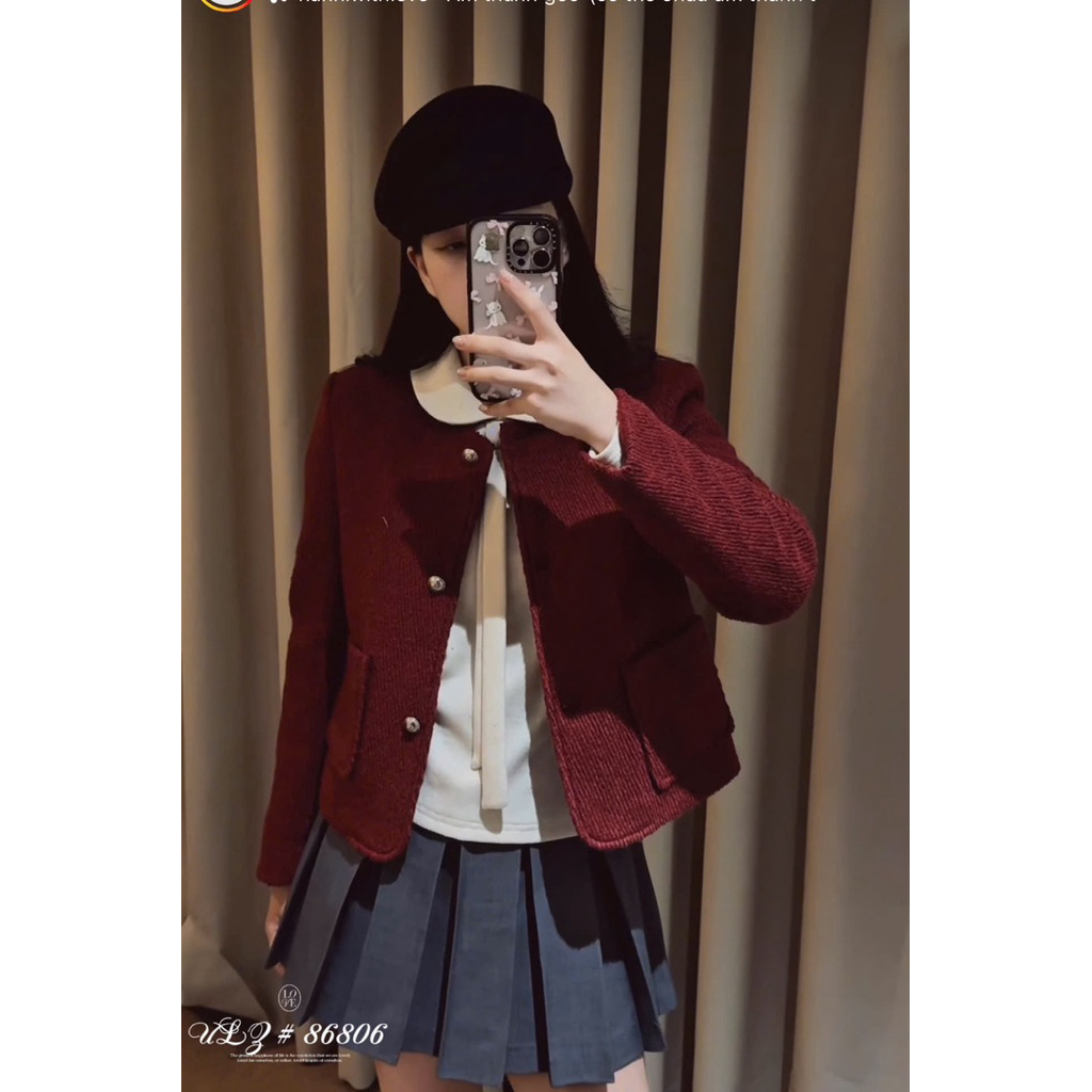 [𝐒𝐮𝐙𝐲] Áo Dạ Tweed QCCC Loại 1 (50-55kg 1m54trở lên)