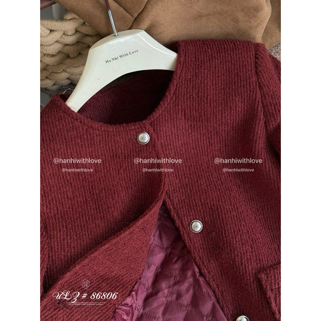 [𝐒𝐮𝐙𝐲] Áo Dạ Tweed QCCC Loại 1 (50-55kg 1m54trở lên)