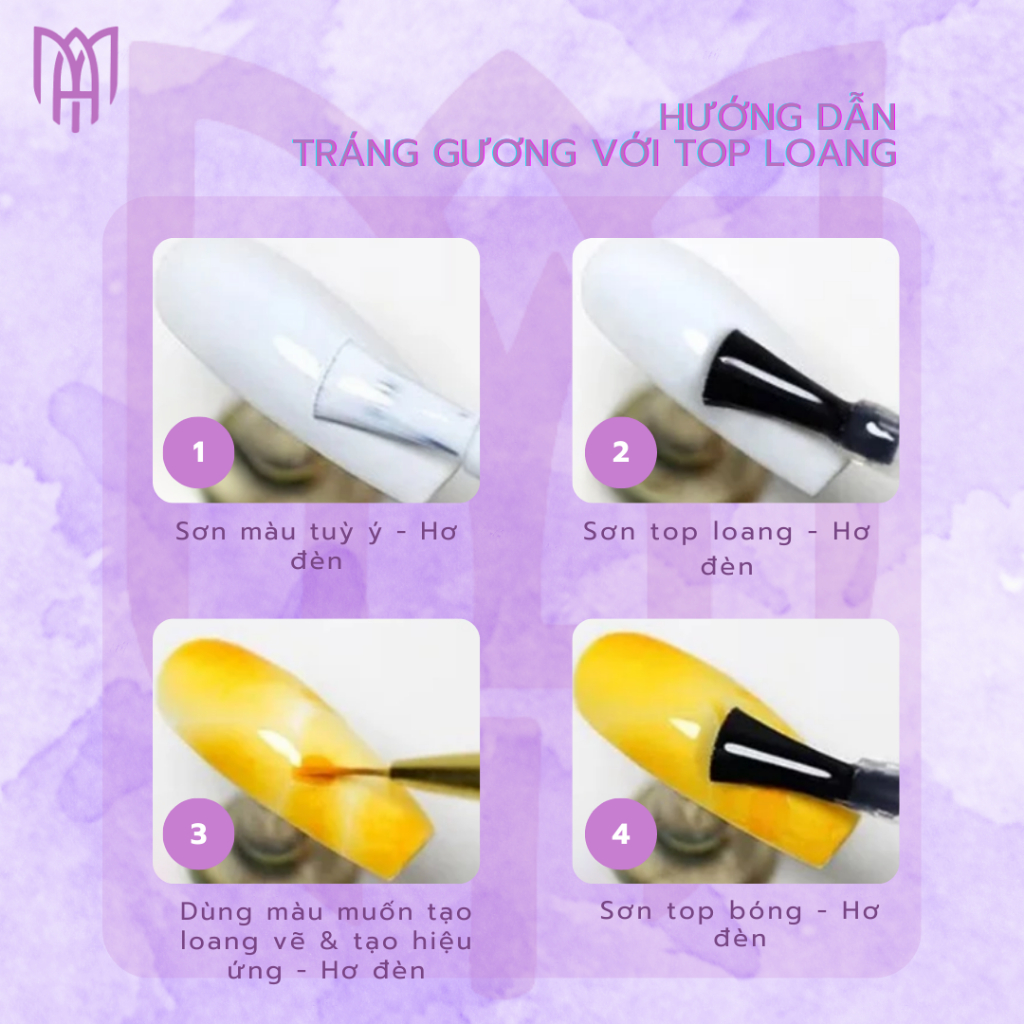 [Mua5Tặng1] Loang Vinimay Bubble Gel Chính Hãng - Vẽ Loang Nước, Vân Đá, Trang Trí Móng 15ml