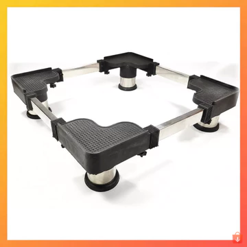 Chân Kê Máy Giặt, Tủ Lạnh, Máy Lọc Nước Đa Năng Trụ Inox. Kệ Máy Giặt Cửa Ngang Và Cửa Đứng Điều Chỉnh Theo Kích Thước