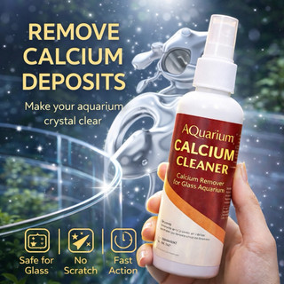 Dung dịch tẩy cặn Canxi Hồ Cá AQuarium Calcium Cleaner 100ml – Tẩy sạch căn Canxi bám lâu ngày không hại kính