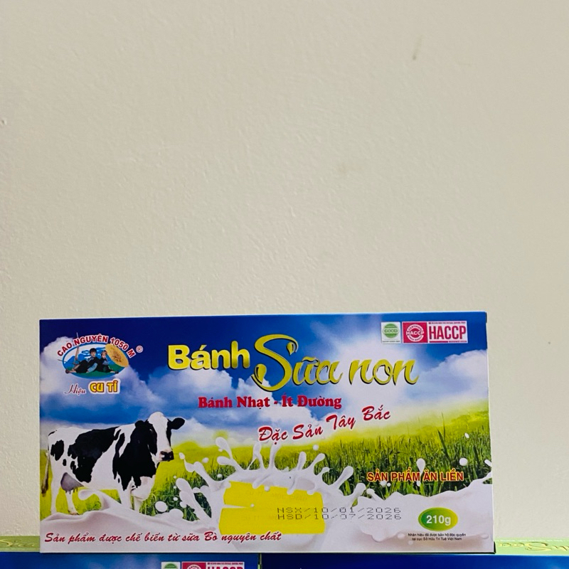 210gr Bánh sữa non Tây Bắc - Đặc sản Mộc Châu - Hãng Cu Tỉ