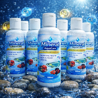 Khoáng Tổng Hợp Cho Cá Cảnh Mineral AquaCare 100ml – Bổ Sung Ca Mg K Na – Giúp Cá Khỏe, Bóng Vảy, Lên Màu Đẹp