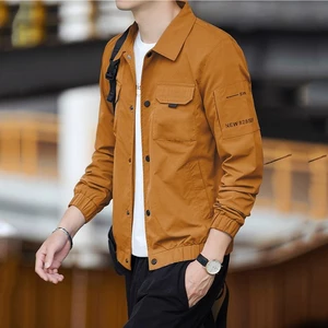 Áo khoác kaki lót dù phong cách Hàn Quốc phối túi kiểu bomber SKK19