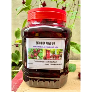 Siro hoa Atiso đỏ 2 kg( có kèm bông), Hoa Atiso đỏ Đà Lạt thơm ngon, nhiều hoa.
