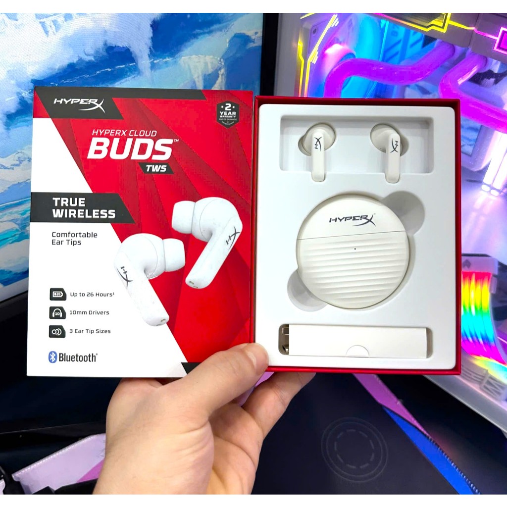 Tai nghe HyperX Cloud Buds TWS - True Wireless White Edition , giá rẻ ...