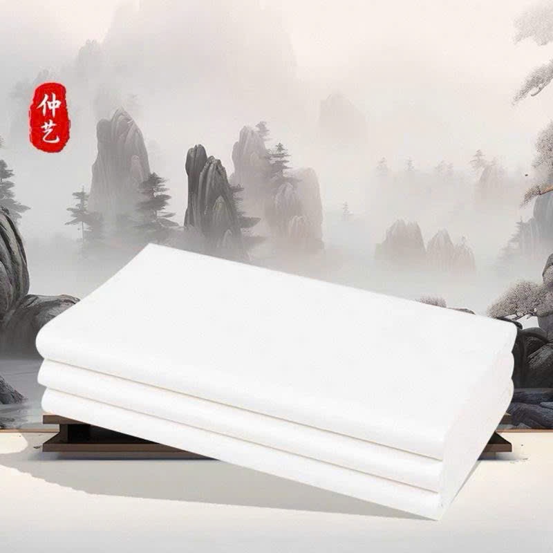 Giấy sinh xuyến  vẽ tranh thuỷ mặc thư pháp kích thước 69x138cm