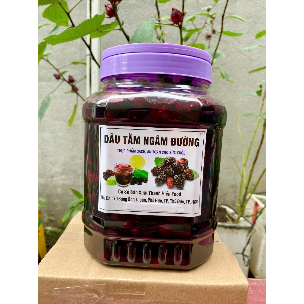 Dâu tằm ngâm đường phèn 5 kg, dâu tằm đà lạt ngâm đường