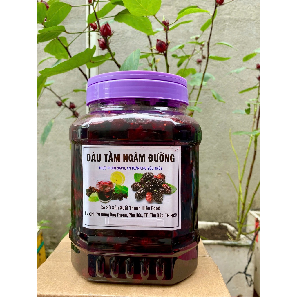 Dâu tằm ngâm đường phèn 5 kg, dâu tằm đà lạt ngâm đường