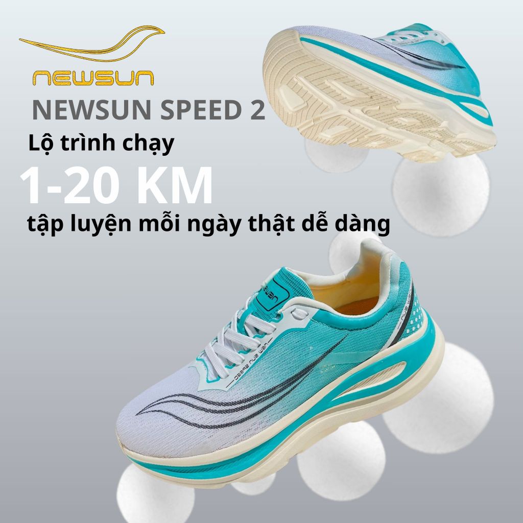 Giày Thể Thao Chạy Bộ NewSun – Công Nghệ MetaRocker, Hỗ Trợ Chạy Đường Dài, Chạy Êm Không Mỏi
