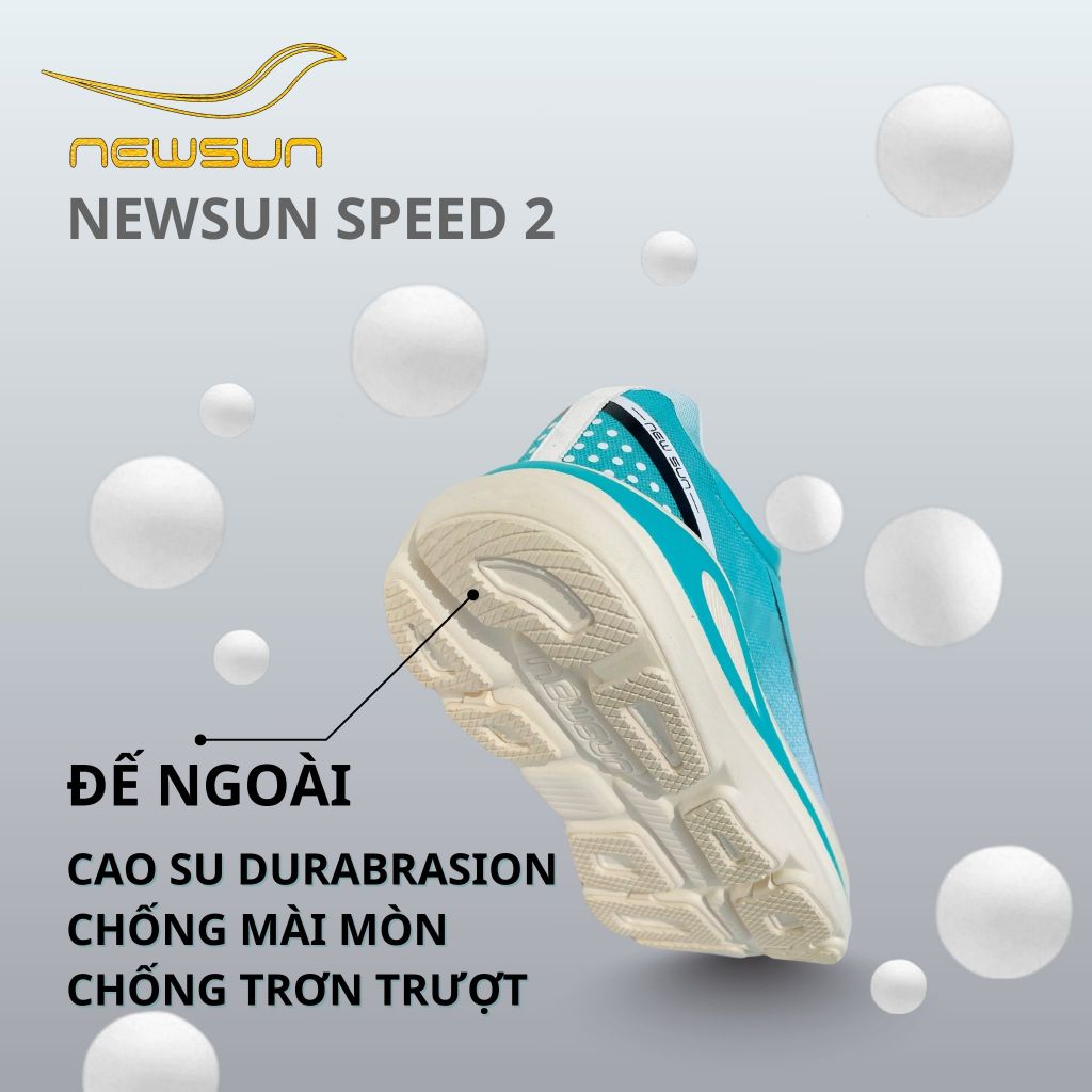 Giày Thể Thao Chạy Bộ NewSun – Công Nghệ MetaRocker, Hỗ Trợ Chạy Đường Dài, Chạy Êm Không Mỏi