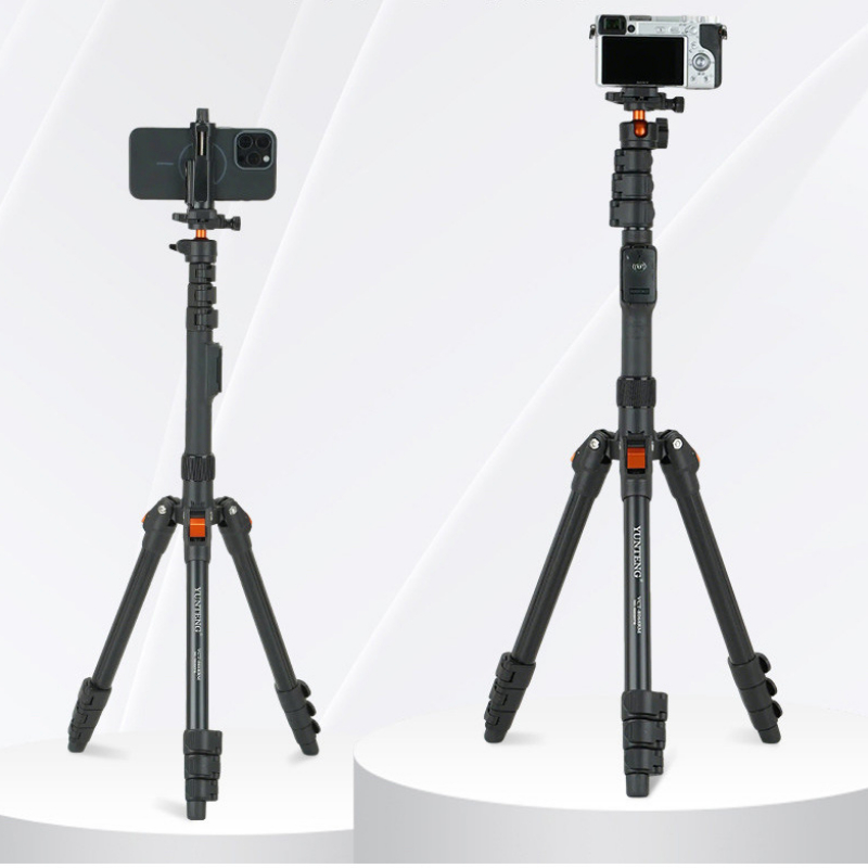 Tripod Yunteng VCT-8068RM cao 198cm – Gấp gọn 37cm – Gậy selfie 102cm – Remote Bluetooth