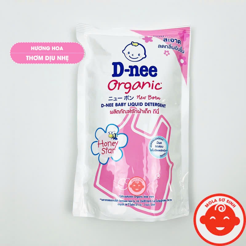 Nước giặt quần áo em bé Dnee 3000ml -Nước Giặt Xả Cho Trẻ Em an toàn túi 550ml, Chính hãng Công ty Đại Thịnh ..
