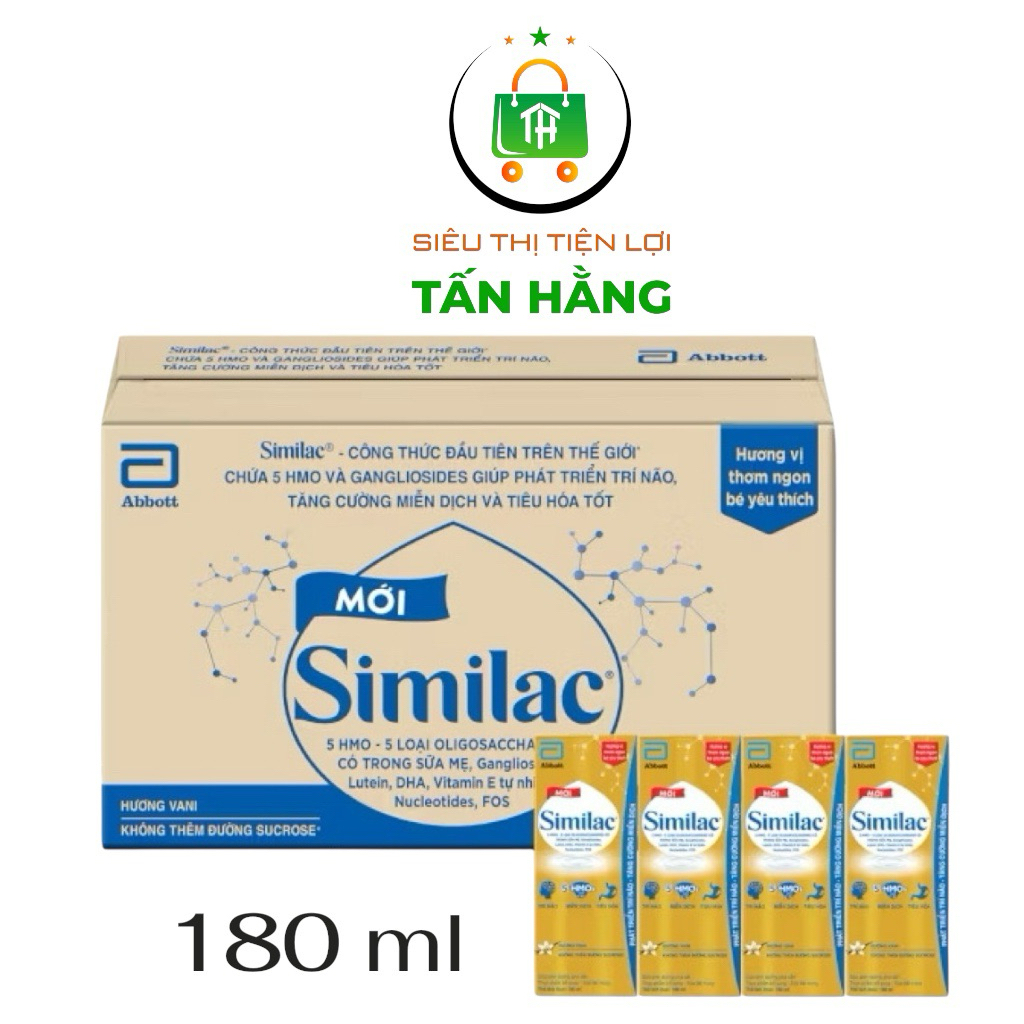Thùng 48 Hộp Sữa Nước Similac 5 HMO 180ml Dinh Dưỡng Cho Bé 1-2 Tuổi ...
