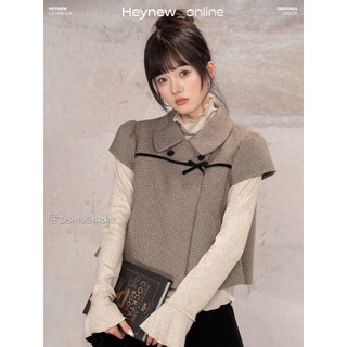 Gile Caro Nơ Cổ Sen Vintage Hàn Quốc Trendy Tiểu Thư Xinh Xắn QCCCl1 (Ảnh thật )|Dami.Studio